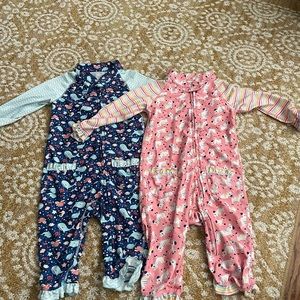 2 UV Skinz Girls Swimsuits 3t